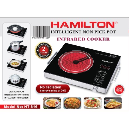 Hamilton Single Burner Digital Infrared Cooker I/2000Watts