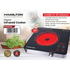 Hamilton Single Burner Digital Infrared Cooker I/2000Watts