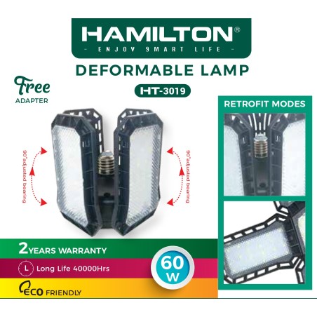 Hamilton Defromable Led Lamp 60 Watts