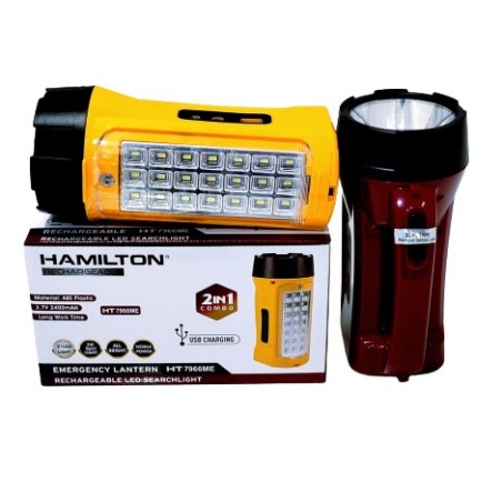Hamilton Emergency Lantern Rechargfable Led Searchlight 3.7V-2400Mah