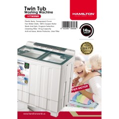 Hamilton Washing Machine Twin Tub 14KG