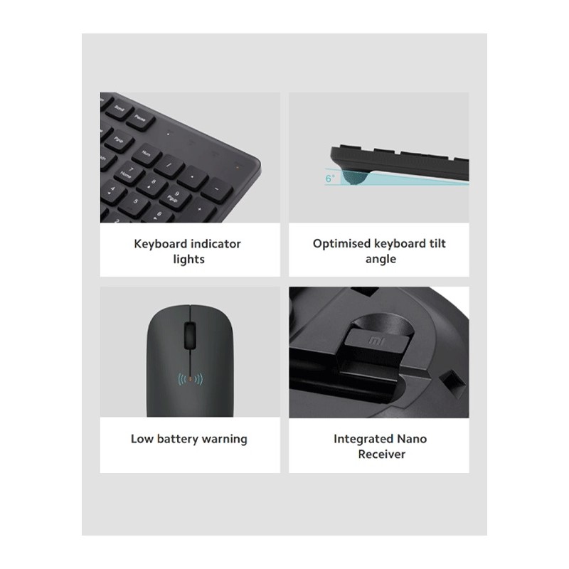 Mi wireless keyboard and mouse combo