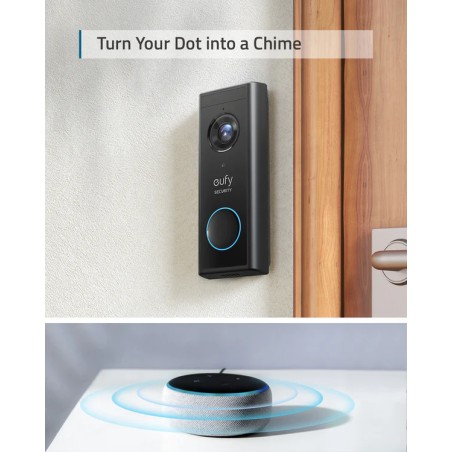 Anker Eufy Video Doorbell 2K ADD-ON Unit  Black