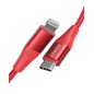 Anker Powerline +II USB-C Cable With Lightning Connector 3FT Red