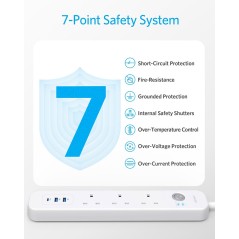 Anker Power Extend USB-C 3 Strip White