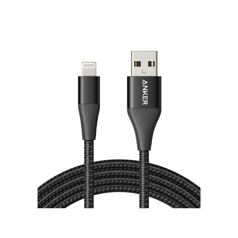 Anker Powerline+ II With Lightning Connector 10FT Black