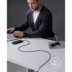 Anker Powerline III Flow USB-C With Lightning Connector 6FT Black