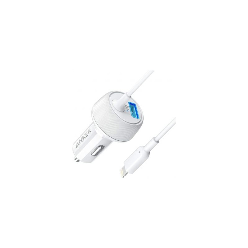 Anker Powerdrive 2 Elite With Lightning Connector UN White With White