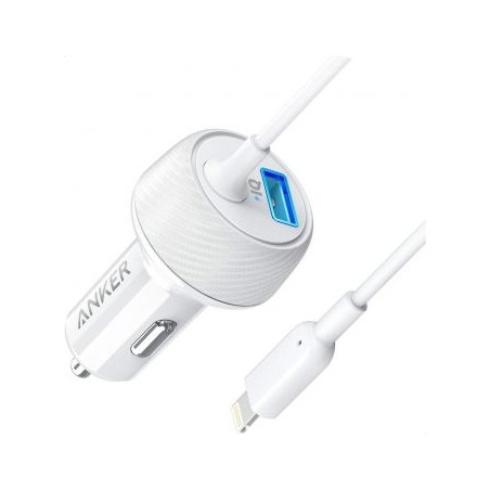 Anker Powerdrive 2 Elite With Lightning Connector UN White With White