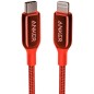 Anker Powerline+ III USB-C Cable With Lightning Connector 3FT Red