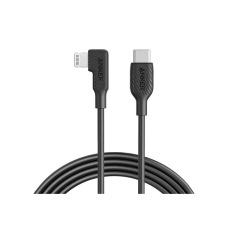 Anker C To Right Angle Lightning Cable 6FT Black