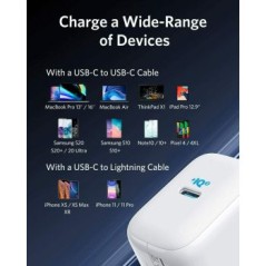 Anker Powerport III 65W Pod Three Plug Version White