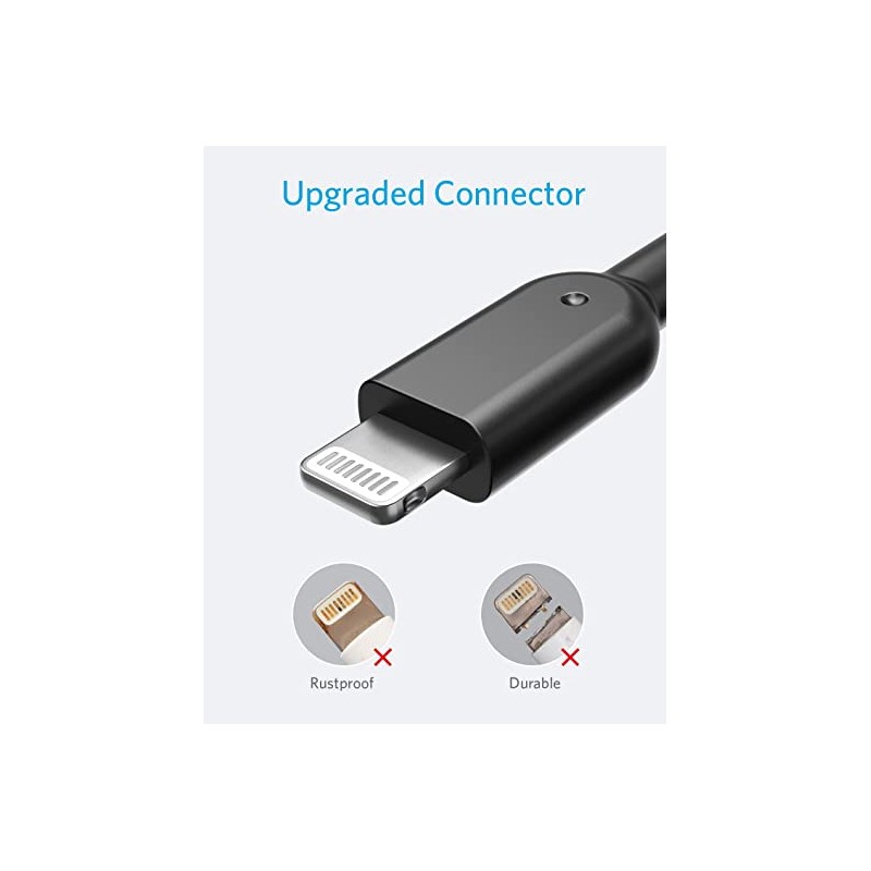 Anker Powerline II USB-A Cable With Lightning Connector Black