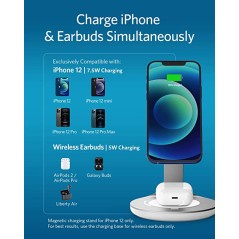 Anker Powerwave Magnetic 2-IN-1 Stand White