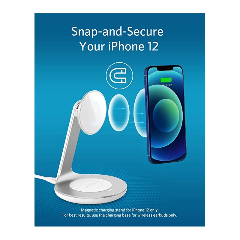 Anker Powerwave Magnetic 2-IN-1 Stand White