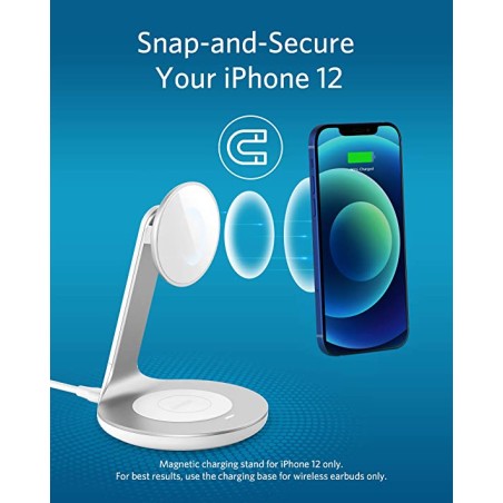 Anker Powerwave Magnetic 2-IN-1 Stand White