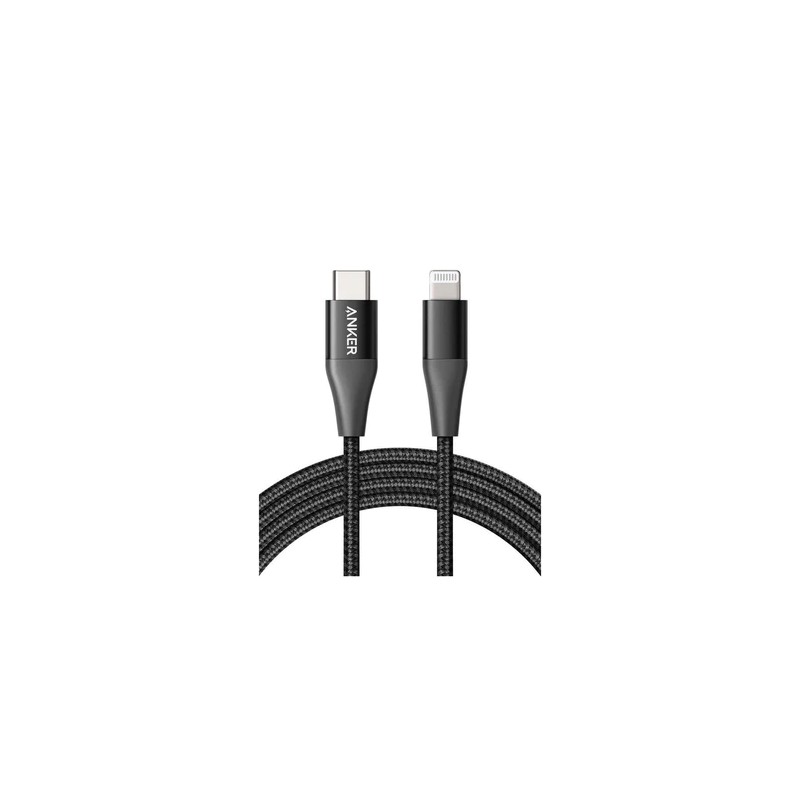Anker Powerline +II USB-C Cable With Lightning Connector 3FT Black