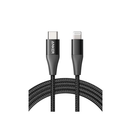 Anker Powerline +II USB-C Cable With Lightning Connector 3FT Black