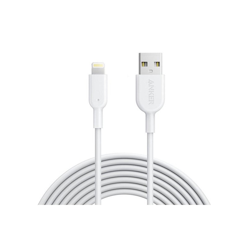 Anker Powerline II USB-A Cable With Lightning Connector White