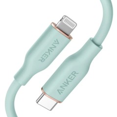 Anker Powerline III Flow USB-C With Lightning Connector 6FT Green