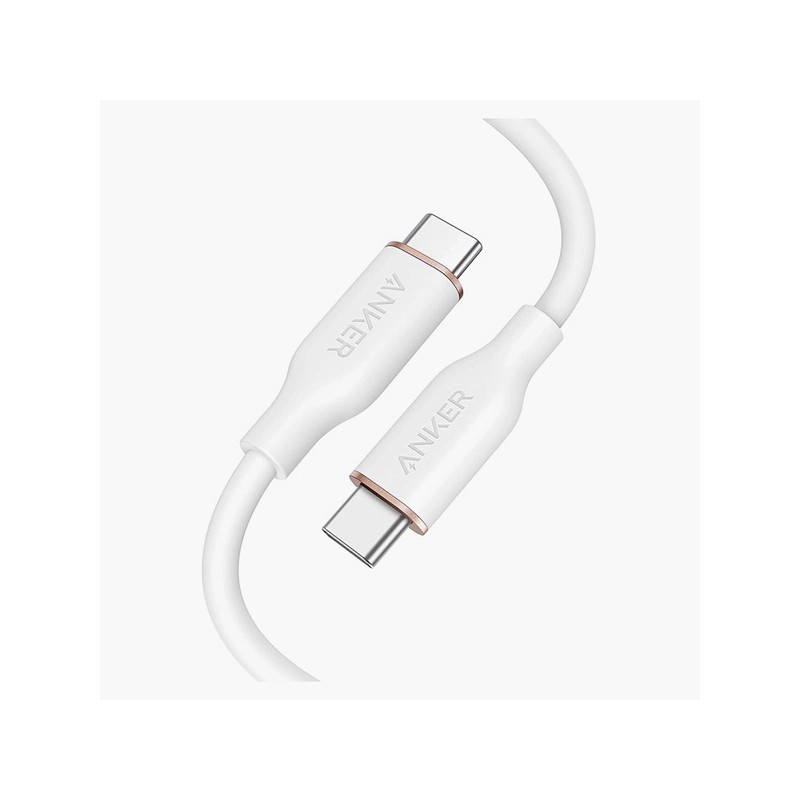 Anker Powerline III Flow USB-C TO USB-C Cable White