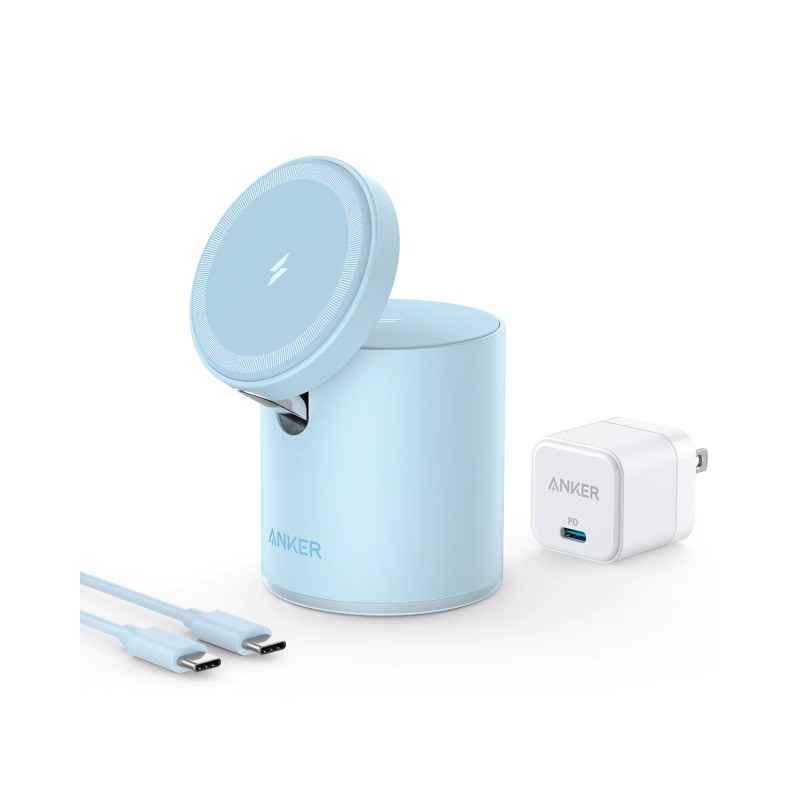 Anker 623 Magnetic Wireless Charger (Maggo) B2C - UK Violet Iteration 1