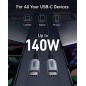 Anker 765 USB-C TO USB-C Cable (140W 6FT NYLON) B2B - UN (EXCLUDED CN, EUROPE) Gray Iteration 1