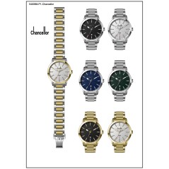 Chancellor Metal Band Mens Watches With Date